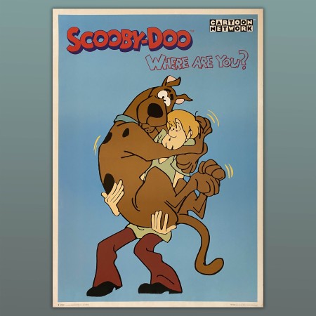 Poster vintage Scooby-Doo 91X61 CM 90s