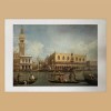 Venezia Venice Italy Art Poster Vintage Bacino di S. Marco Canaletto