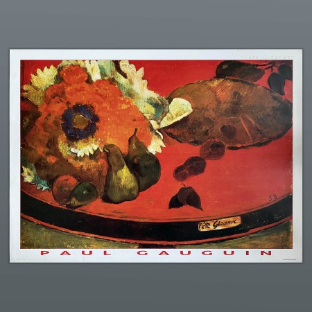 Still Life Fete Gloanec - Paul Gauguin - Poster Vintage - 88X64 CM