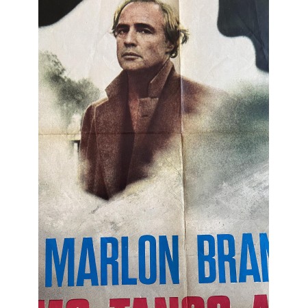 Ultimo Tango A Parigi - 1972 - Manifesto 2F - Marlon Brando, Bertolucci, Last Tango in Paris