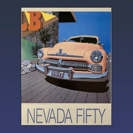 Poster Nevada Fifty American Classic Car 62X84 CM
