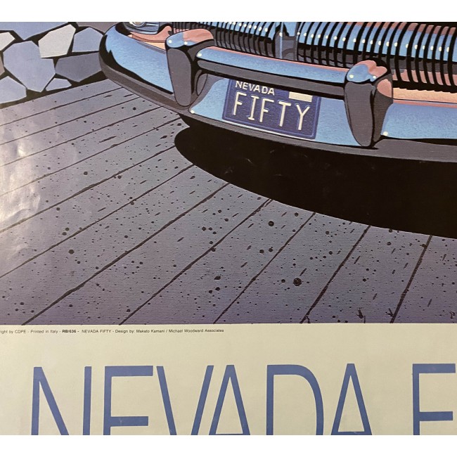 Poster Nevada Fifty American Classic Car 62X84 CM