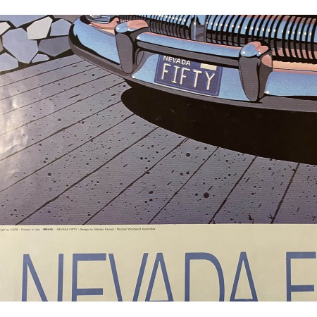 Poster Nevada Fifty American Classic Car 62X84 CM