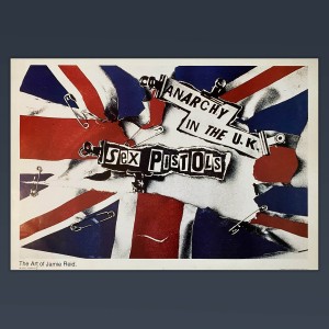 Poster Vintage Sex Pistols Anarchy In The U.K. 90X64 CM
