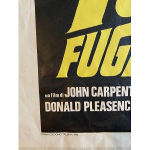 Poster Manifesto 1997 Fuga Da New York  Escape from New York (1981) 2