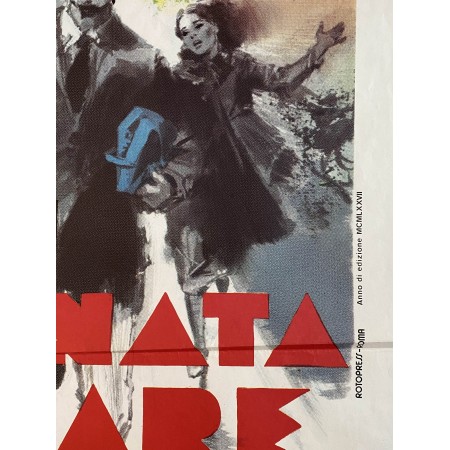 Manifesto Una Giornata Particolare (1977) Mastroianni, Loren, Scola - 100140 CM