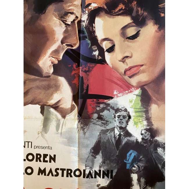 Manifesto Una Giornata Particolare (1977) Mastroianni, Loren, Scola - 100140 CM