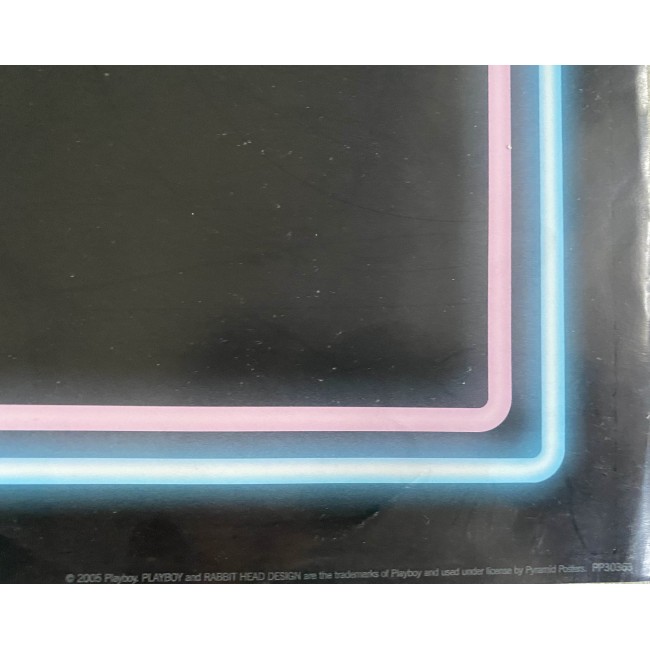 Poster Playboy Playmate And Rabbit Head Design