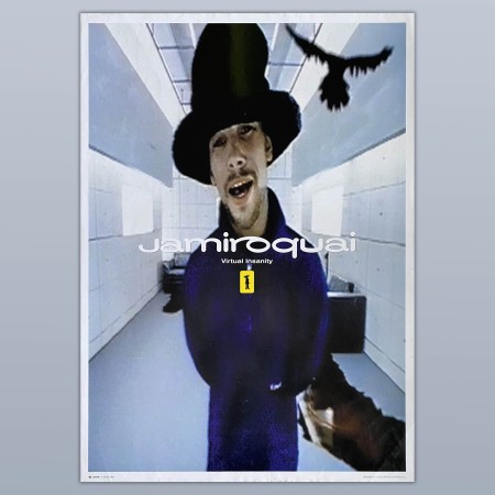 Jamiroquai Virtual Insanity Vintage Poster 90s - 60X90 CM