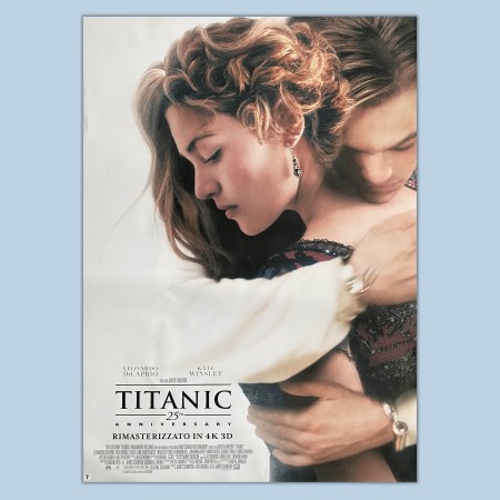 Poster Titanic - Leonardo Di Caprio, Kate Winslet, Cameron - 70X100 CM