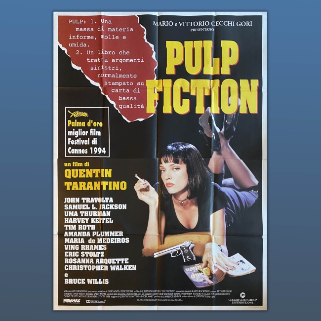 Poster Manifesto 4F Pulp Fiction - Quentin Tarantino - 1994