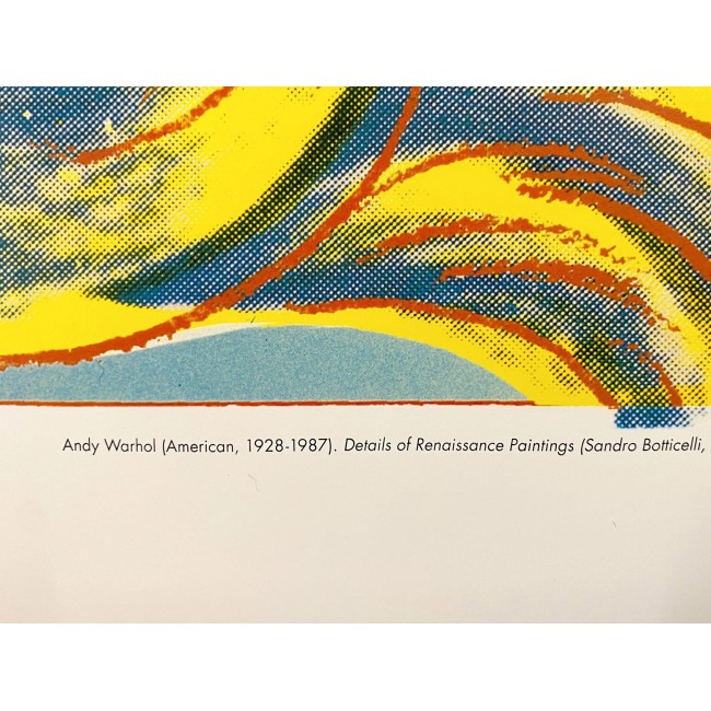 Andy Warhol Nascita Venere Di Botticelli - 70X100 CM - 1995