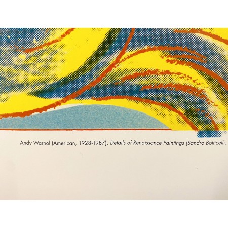 Andy Warhol Nascita Venere Di Botticelli - 70X100 CM - 1995
