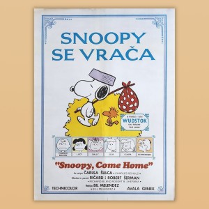 Snoopy Come Home Poster Vintage 1972  - Schulz Art