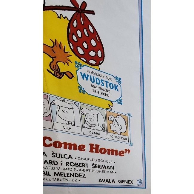 Snoopy Come Home Poster Vintage 1972  - Schulz Art