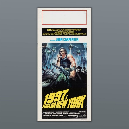 1997 Fuga Da New York Escape from 1981 Kurt Russell Locandina Poster