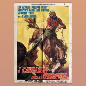 I Cavalieri Della Vendetta - Poster Western Manifesto 4F - Llanto Por Un Bandido