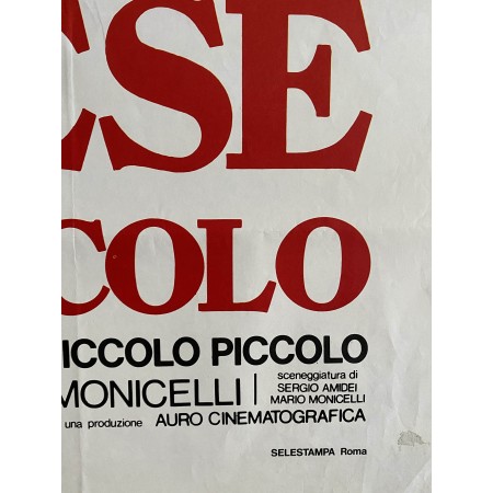 Un Borghese Piccolo Piccolo 1977 - Manifesto 2F Originale - Alberto Sordi