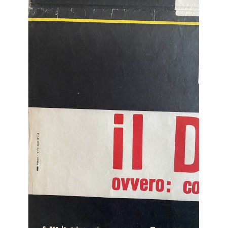 Il dottor Stranamore Dr. Strangelove - Kubrick-  Poster Manifesto Originale 1964 -