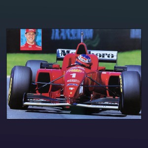 Poster Ufficiale Shumacher Ferrari Formula Uno 2001 68x99 cm