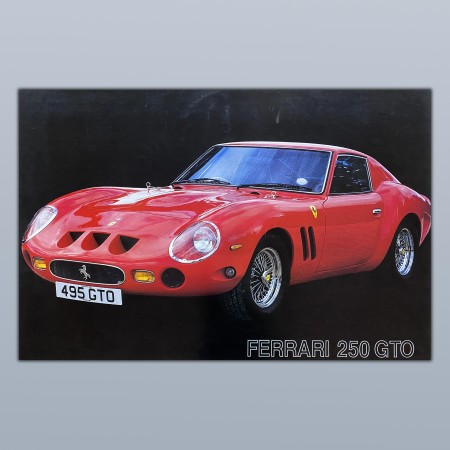 FERRARI 250 GTO Poster Vintage Anni 80 - 94X62 CM