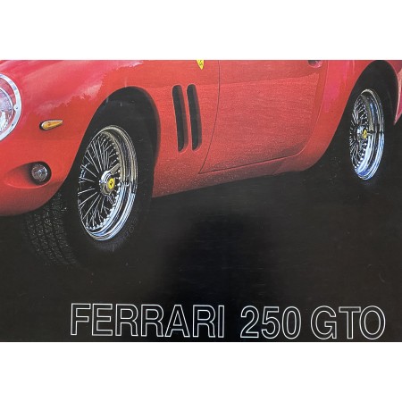 FERRARI 250 GTO Poster Vintage Anni 80 - 94X62 CM