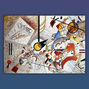 Wassily Kandinsky Sans Titre - Official Art Poster - 70X100 CM