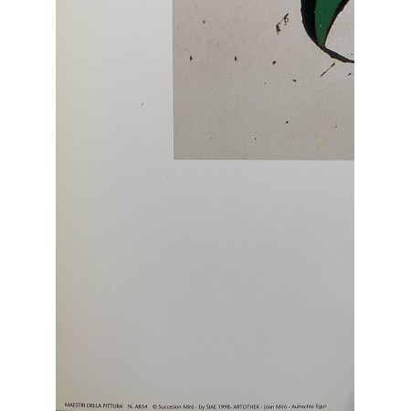Joan Mirò Aufrechte Figur - Official Art Poster - 70x100 CM