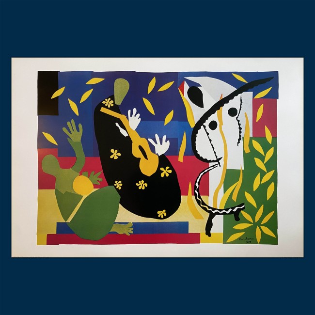 Henri Matisse  Matisse Tristesse Du Roi - 1952 - Official Art Poster 70X100 CM