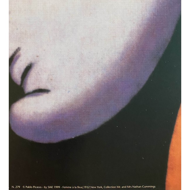 Pablo Picasso Femme á la fleur - Official Art Poster - 60X80 CM