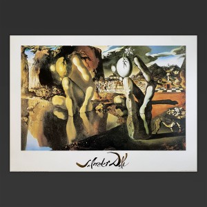 Salvador Dalì - La Metamorfosi di Narciso - Official Poster 80X60 CM