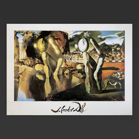 Salvador Dalì - La Metamorfosi di Narciso - Official Poster 80X60 CM