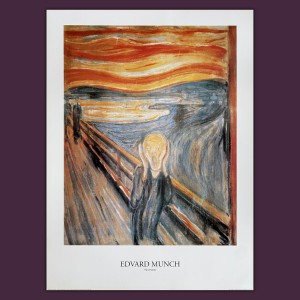 Edvard Munch Scream Urlo Poster Ufficiale 60X80 CM