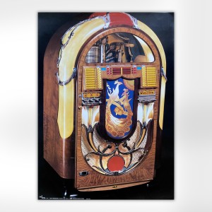 Stampa Vintage Anni 90 JUKE BOXES D'EPOCA WURLITZER 1941 Mod.850 - 78 Giri 2