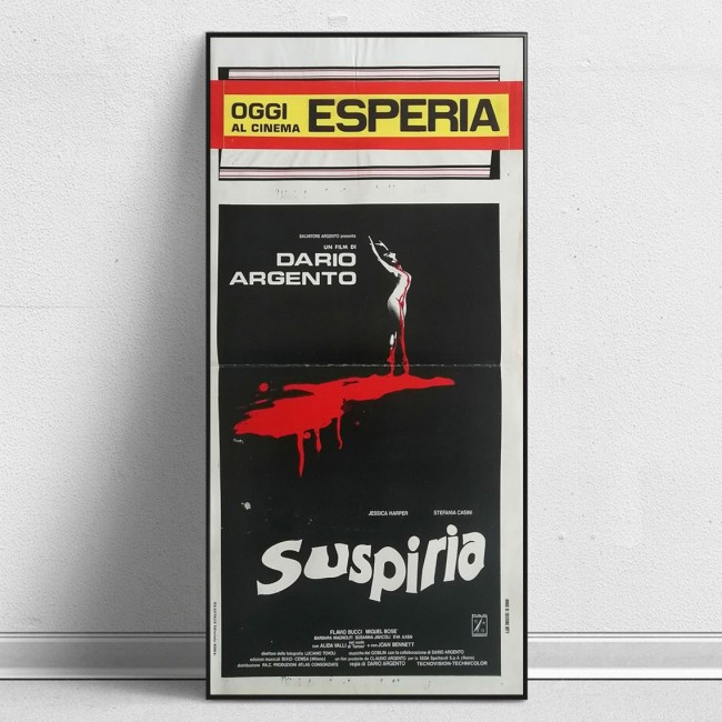 Original Film Poster Suspiria - Dario Argento 1977 - 33x70 CM