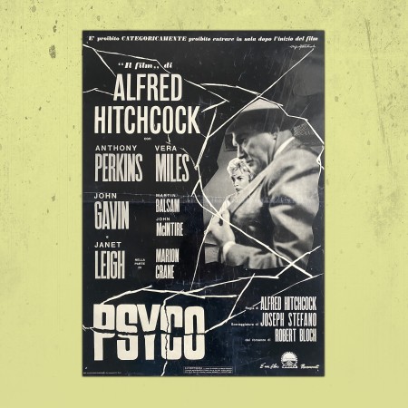 Psyco - Alfred Hitchcock - Fotobusta Poster Originale 1960