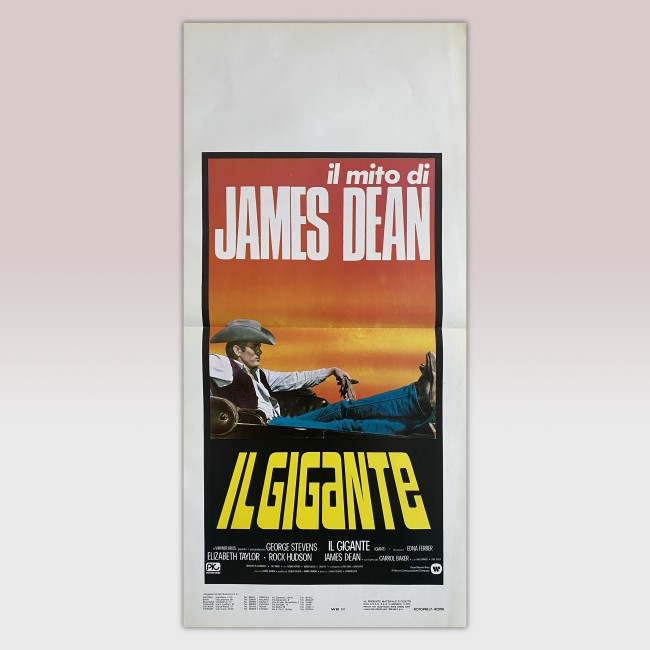 Il Gigante - Giant - Locandina Originale - 33x70 cm James Dean