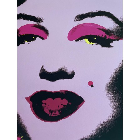 Poster Andy Warhol Marilyn Monroe Hot Pink Rosa Shocking