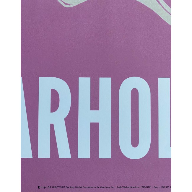 Poster da parete gigante  Andy Wharhol Guns Pop Art Pistola Rivoltella