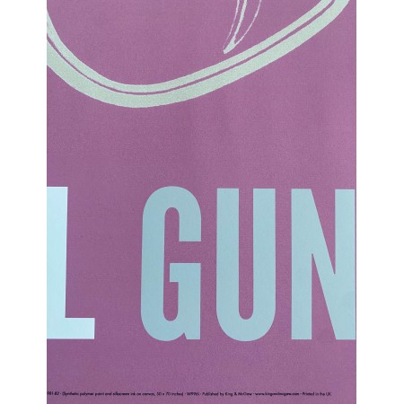 Poster Andy Wharhol Guns Pop Art 75X90 CM