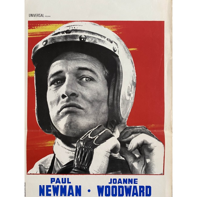 Indianapolis Pista Infernale - 1969 - Paul Newman - Locandina Cinematografica Originale Prima Edizione