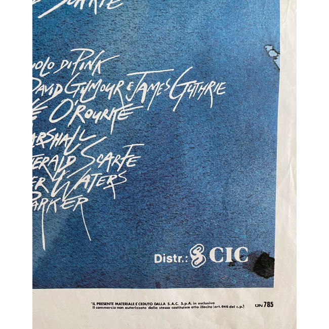 Grande Poster Cinematografico Pink Floyd The Wall Poster Manifesto2F Originale 1982