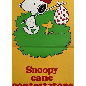 Locandina Snoopy Cone Contestatore Come Home - Schulz - 1972 2