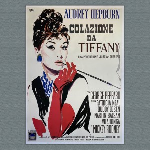 Poster Colazione Da Tiffany - Audrey Hepburn -Breakfast at Tiffany's - 70x100 CM