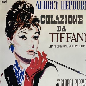 Poster Colazione Da Tiffany - Audrey Hepburn -Breakfast at Tiffany's - 70x100 CM 2