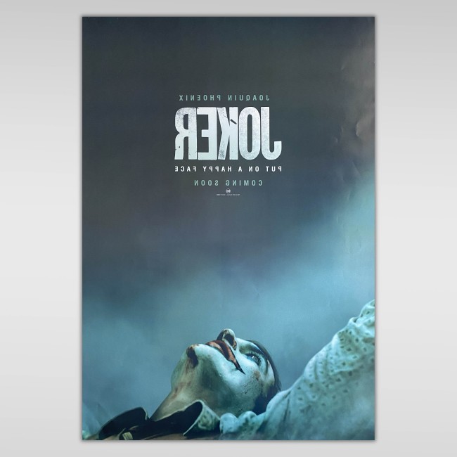 Official Film Poster Joker 2019 Joaquin Phoenix - 69x101 CM  Originale da collezione