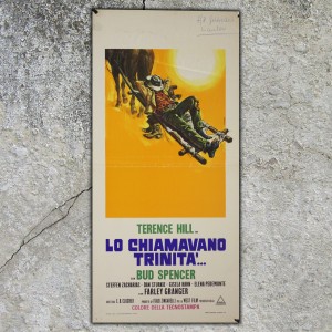 Locandina Originale I Quattro Dell'Ave Maria - Four Gunmen of Ave Maria - 33x70 CM