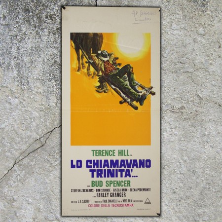 Locandina Originale Lo Chiamavano Trinità - They Call Me Trinity - 33x70