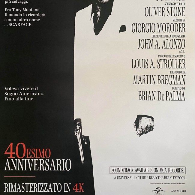 copy of Manifesto 2F Scarface - Al pacino - Special Edition - 100X140 CM