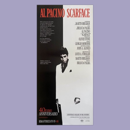 copy of Manifesto 2F Scarface - Al pacino - Special Edition - 100X140 CM
